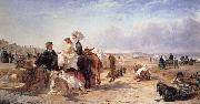 William Havell Weston Sands in 1864 Spain oil painting artist